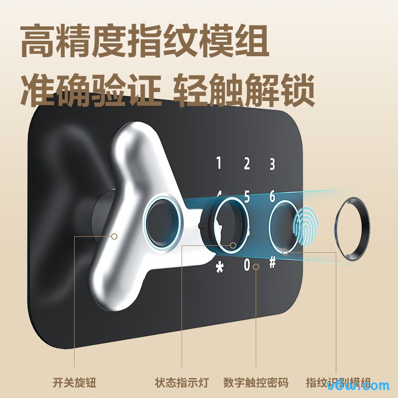 得力AE652-N保险柜图片