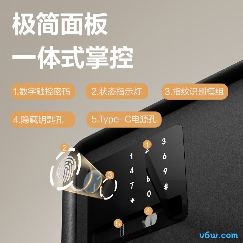 得力AE222-Z保险柜图片