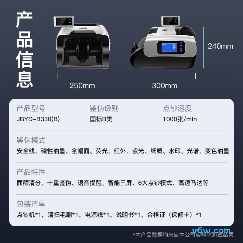 科密JBYD-B330(B)点钞机图片