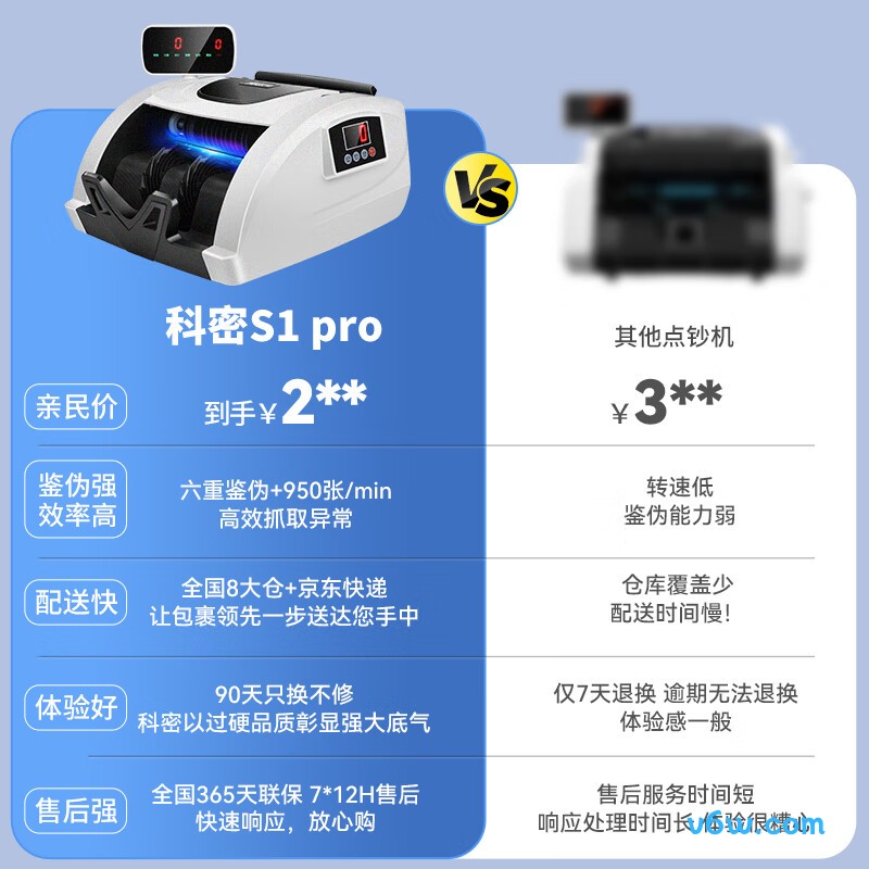 科密S1 pro点钞机图片