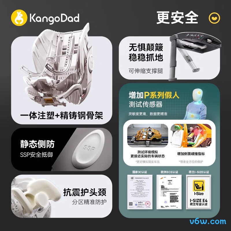 袋鼠爸爸星途pro安全座椅图片