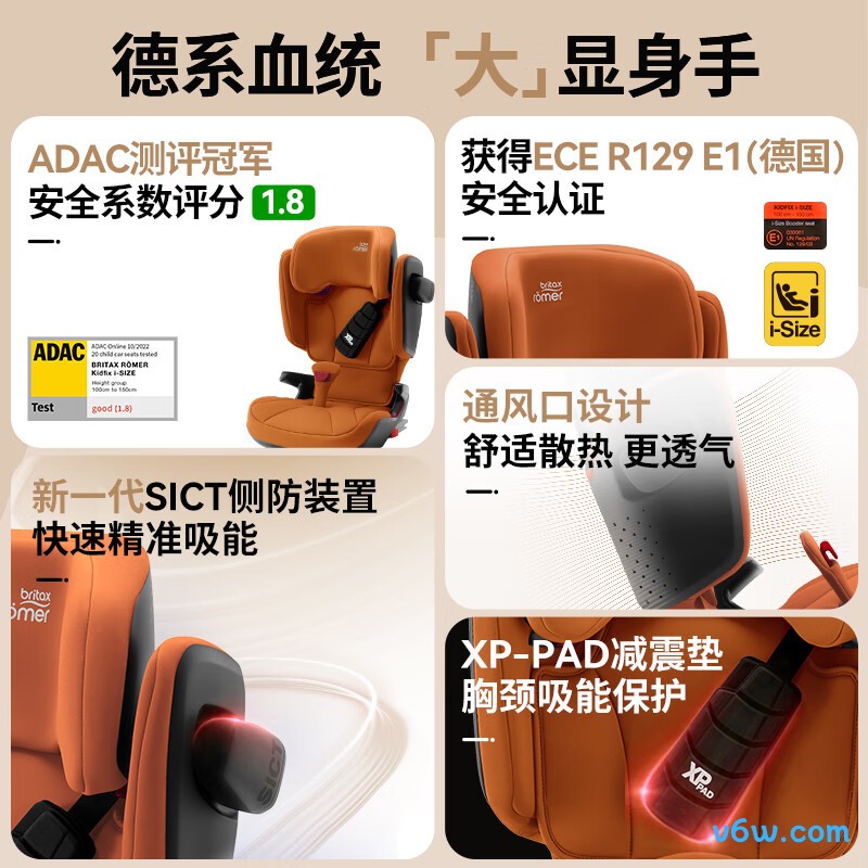 宝得适凯迪骑士安全座椅图片