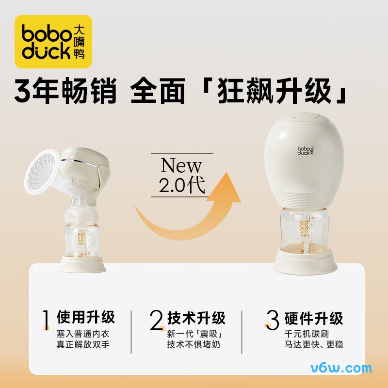 大嘴鸭F5092电动吸奶器图片
