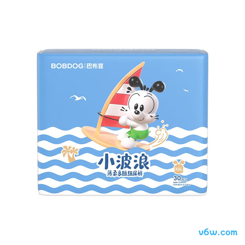 巴布豆小波浪XXL码120片