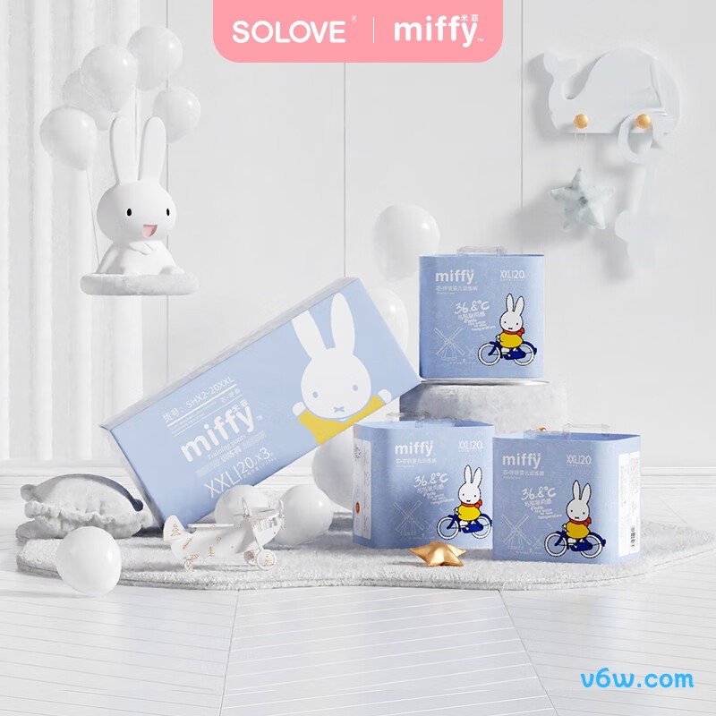 soloveXXL码60片拉拉裤图片