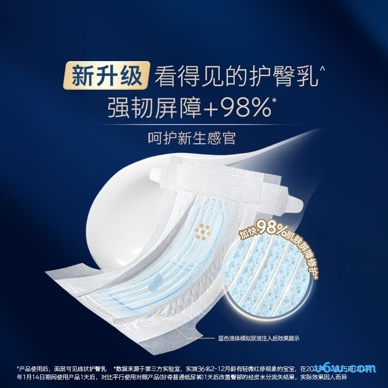 好奇蓝标面膜M码50片纸尿裤图片