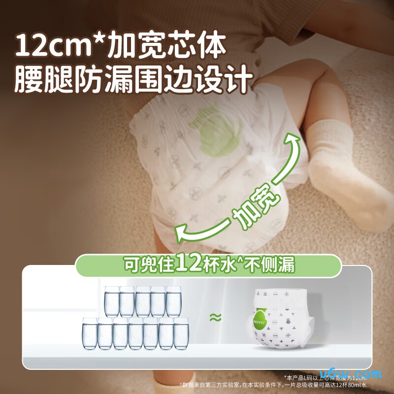 YEEHOO小绿裤3XL码100片拉拉裤图片