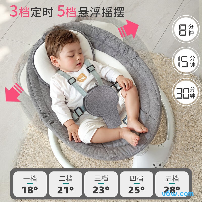 优乐博婴儿[带餐盘]摇摇椅图片