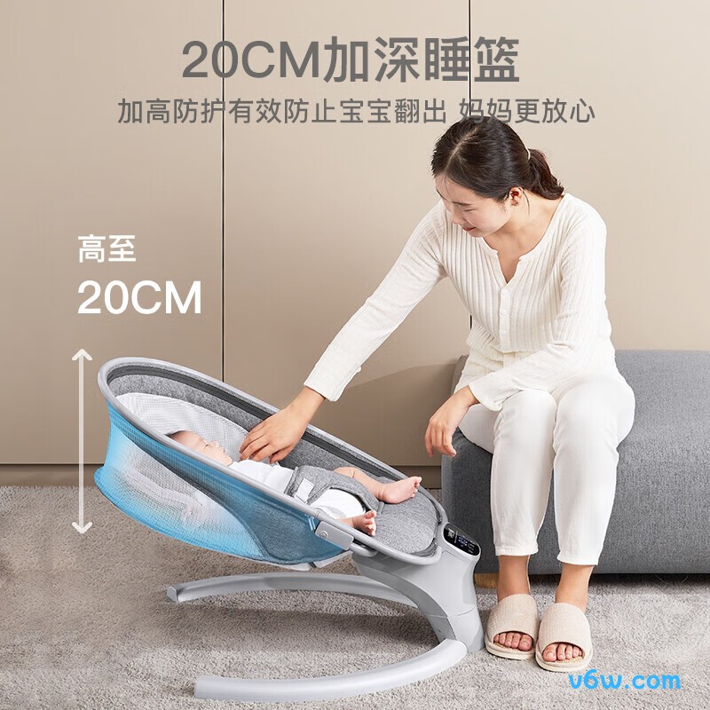 摇贝可平躺摇摇椅图片