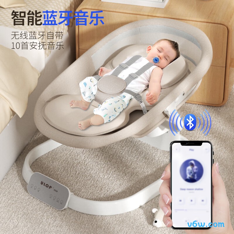 优乐博-摩卡棕摇摇椅图片