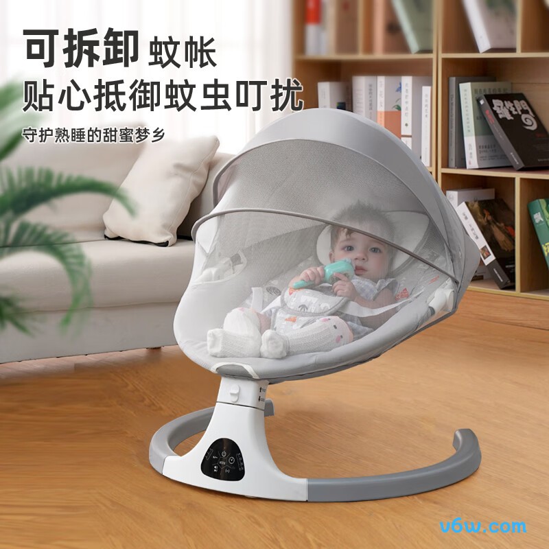 贝怡熊Beeio婴儿躺椅摇摇椅图片