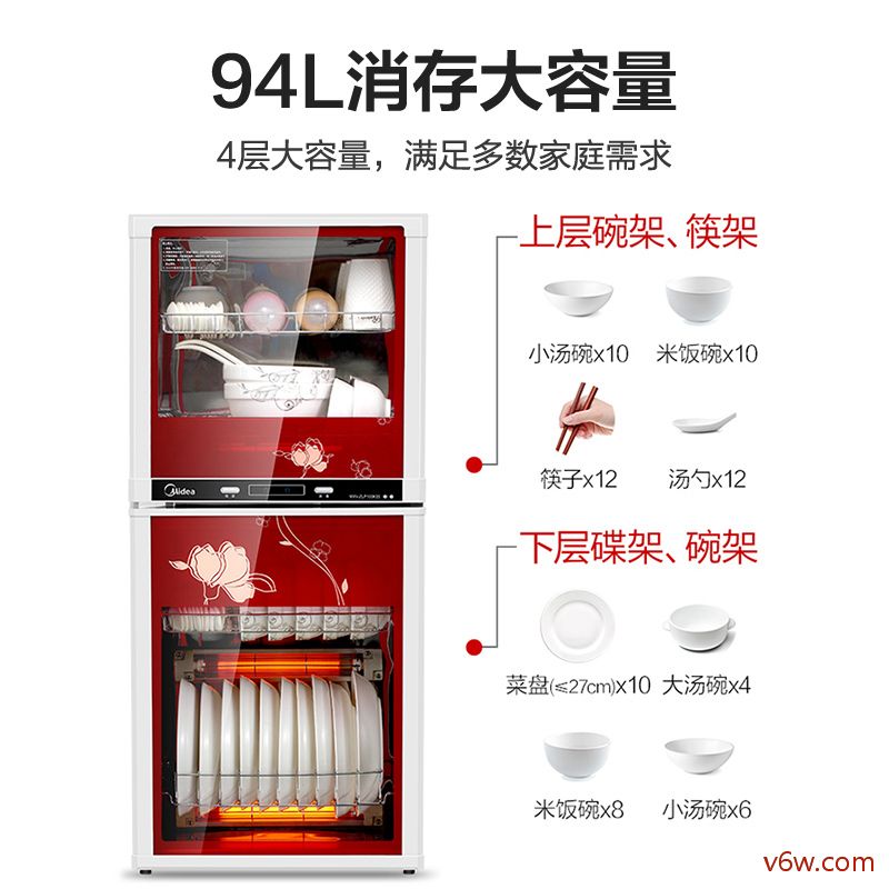 美的100K03消毒柜图片