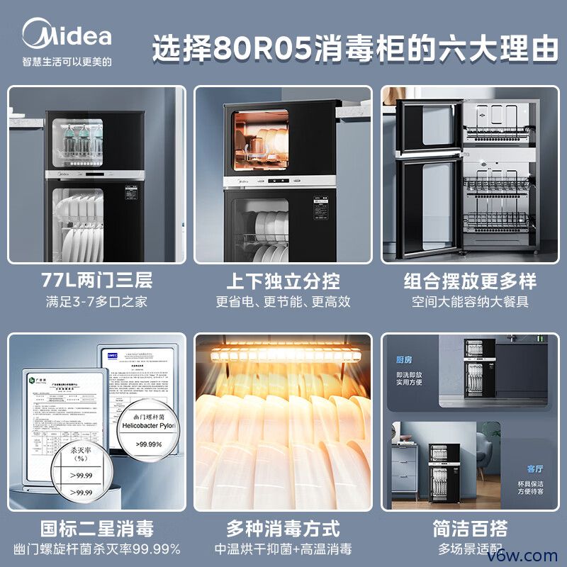 美的80R05消毒柜图片