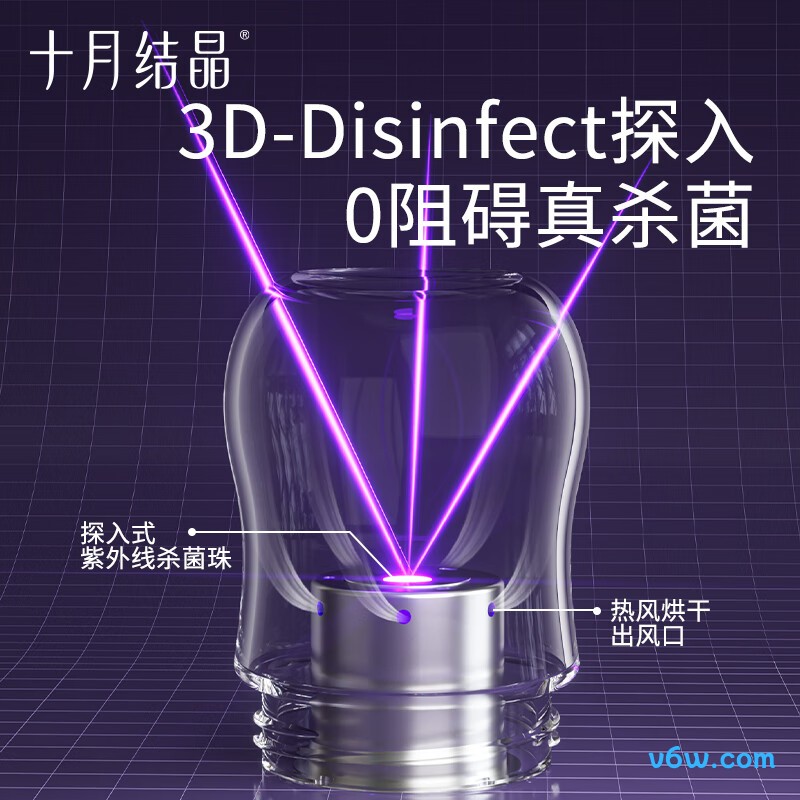 十月结晶小金盾奶瓶消毒柜图片