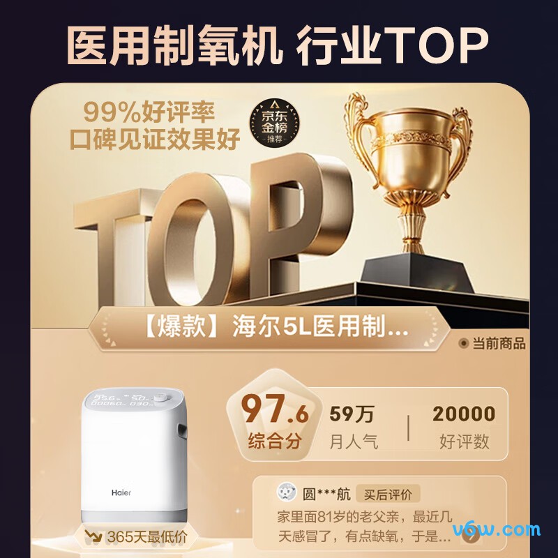 海尔HYY-Z503W医用制氧机图片