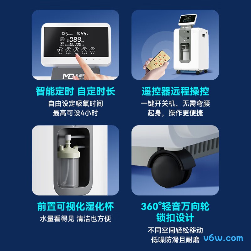 麦德哈特 5L 四缸医用制氧机图片
