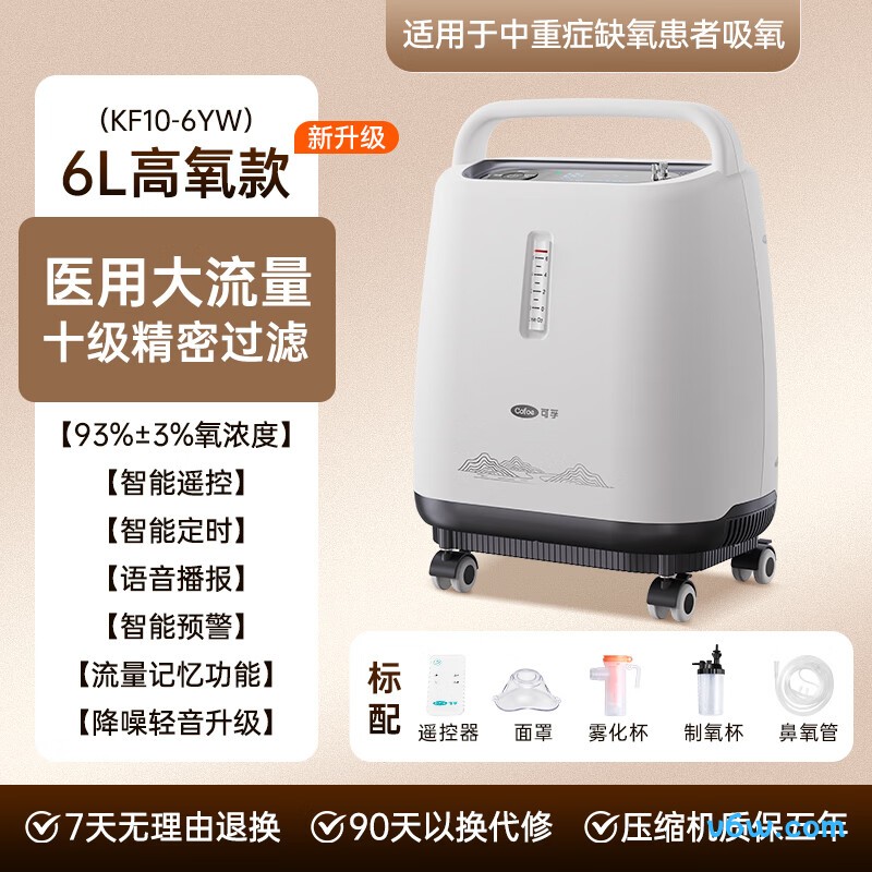 可孚KF08-6YW医用制氧机图片