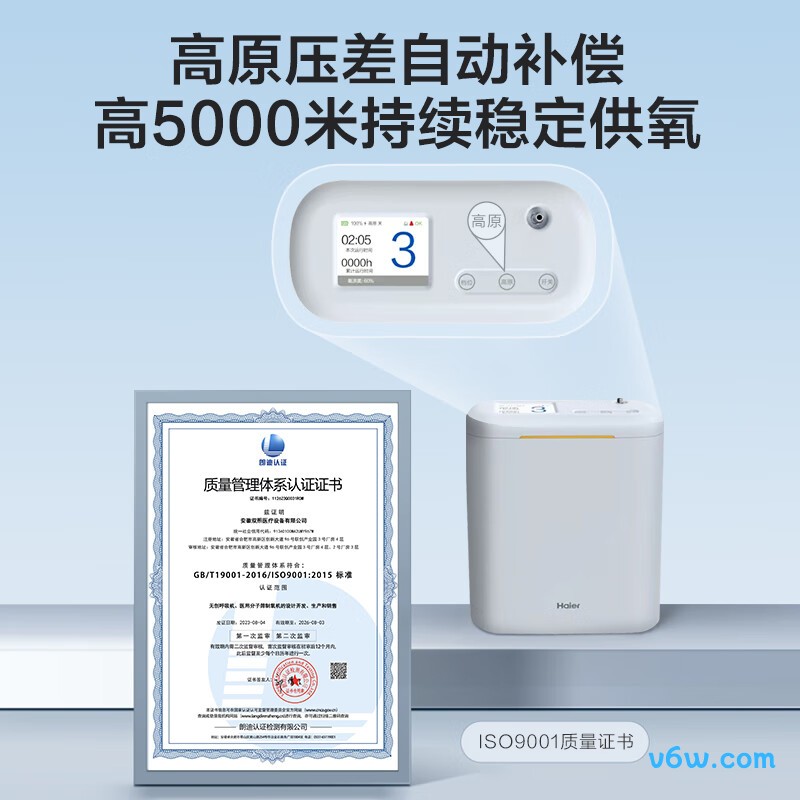 海尔Freest-5H制氧机图片