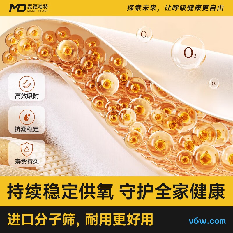 麦德哈特5L高端款医用制氧机图片