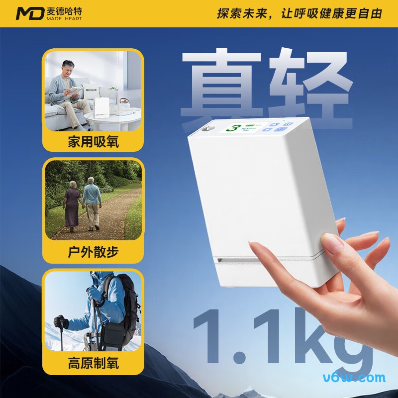 麦德哈特便携 5L医用制氧机图片