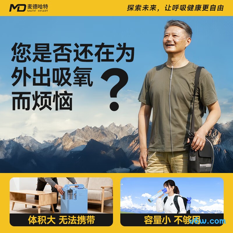 麦德哈特便携 5L医用制氧机图片