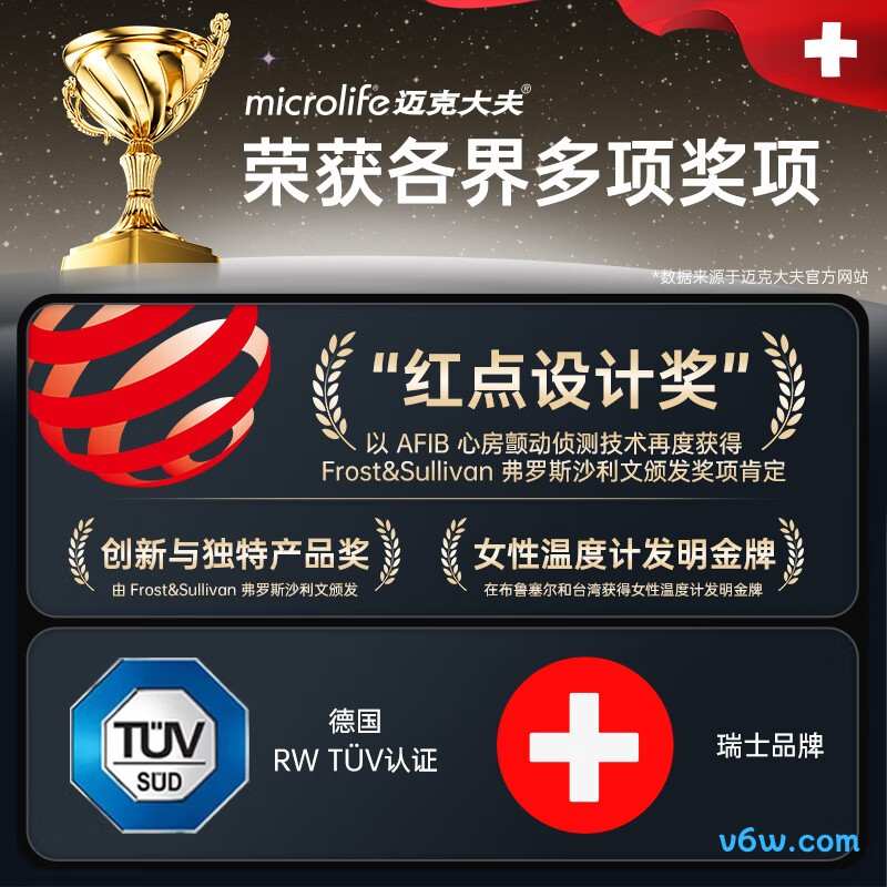 迈克大夫BP 3MS1-4V血压计图片