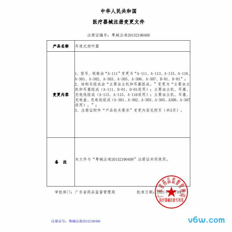 邦力健A-301助听器图片