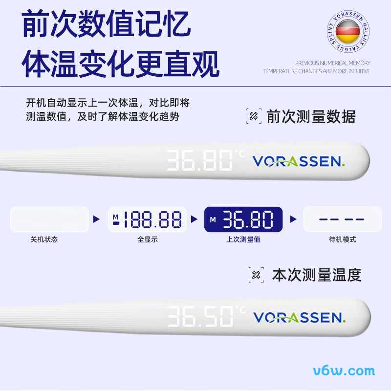 沃朗森 AET-F372电子体温计图片