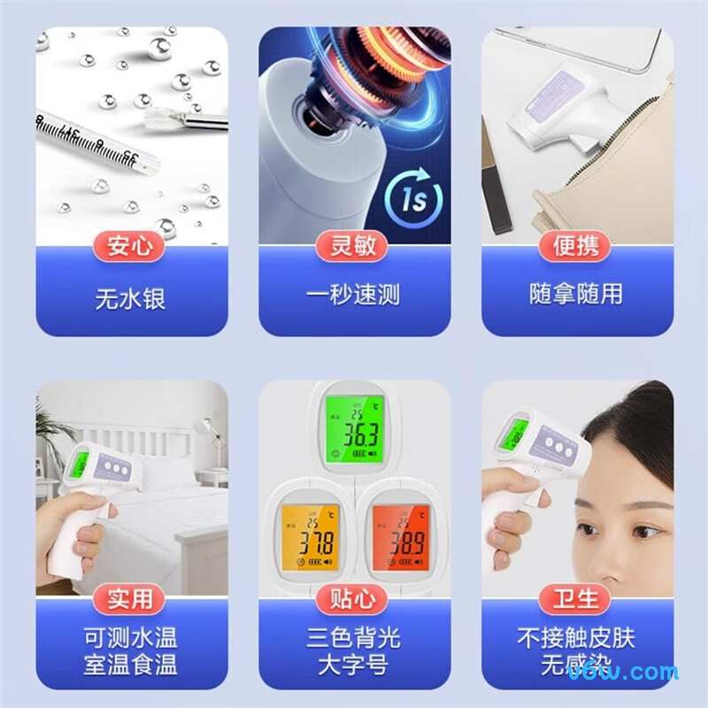 可孚KF-HW-001S额温计图片