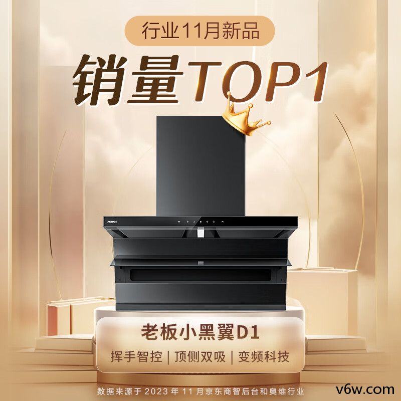 老板27A13-D1顶侧双吸油烟机图片