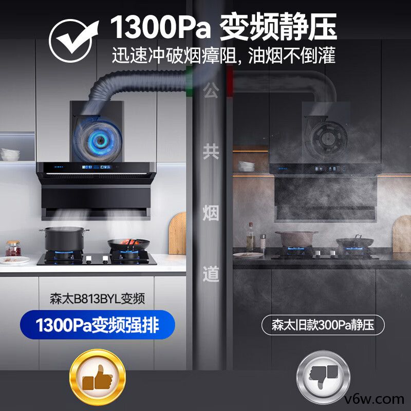 森太CXW-200-B813BYL顶侧双吸油烟机图片