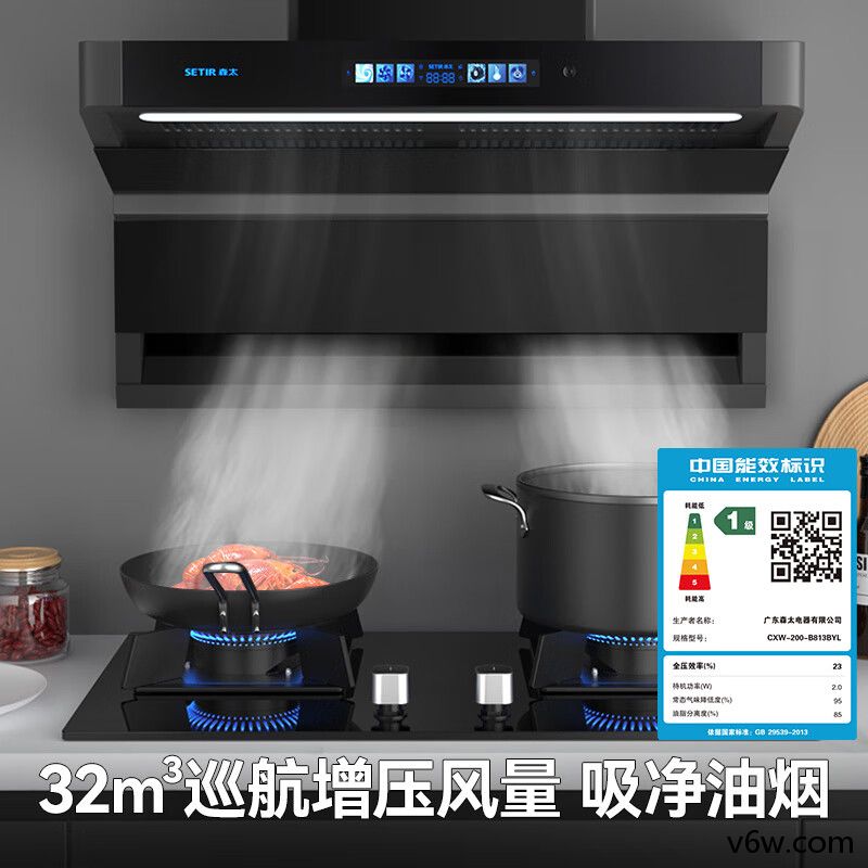 森太CXW-200-B813BYL顶侧双吸油烟机图片