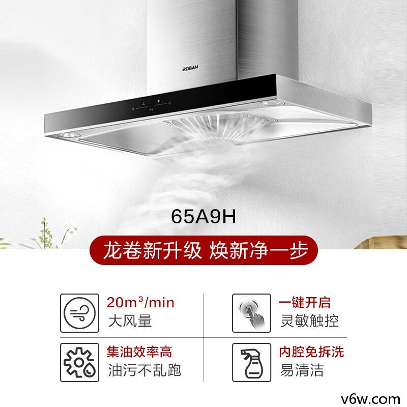 老板CXW-200-65A9H欧式油烟机图片