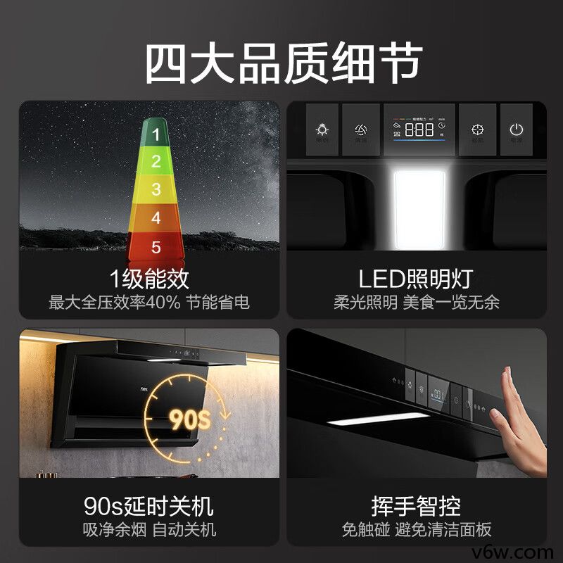 万家乐CXW-320-TAK8顶侧双吸油烟机图片