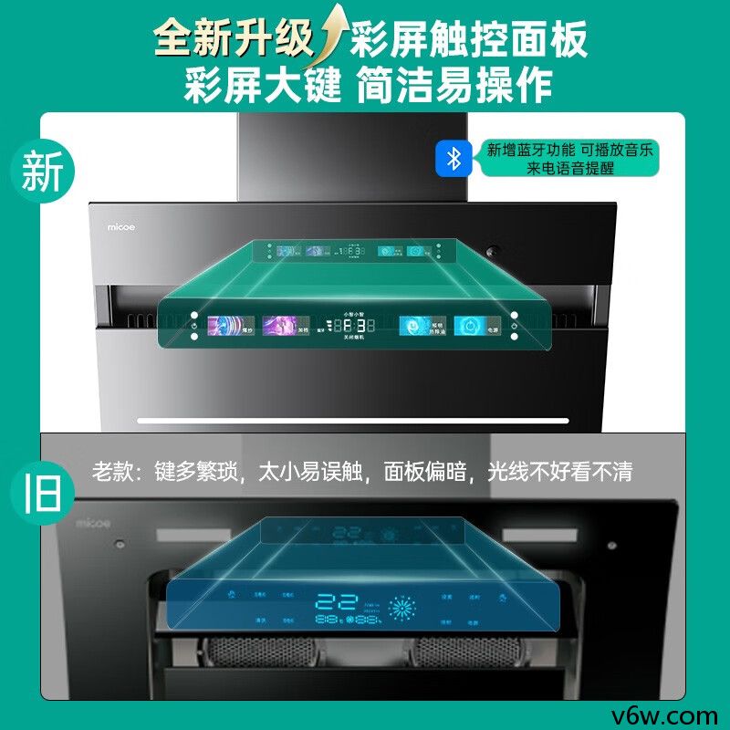 四季沐歌CXW-360-C913A侧吸油烟机图片