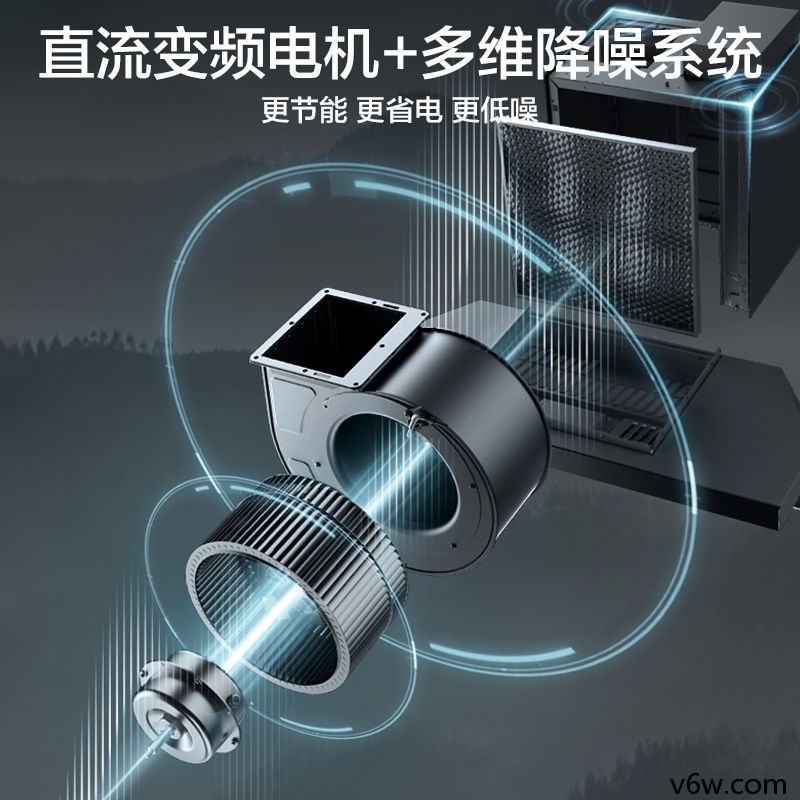 美的CXW-140-DL7顶侧双吸油烟机图片