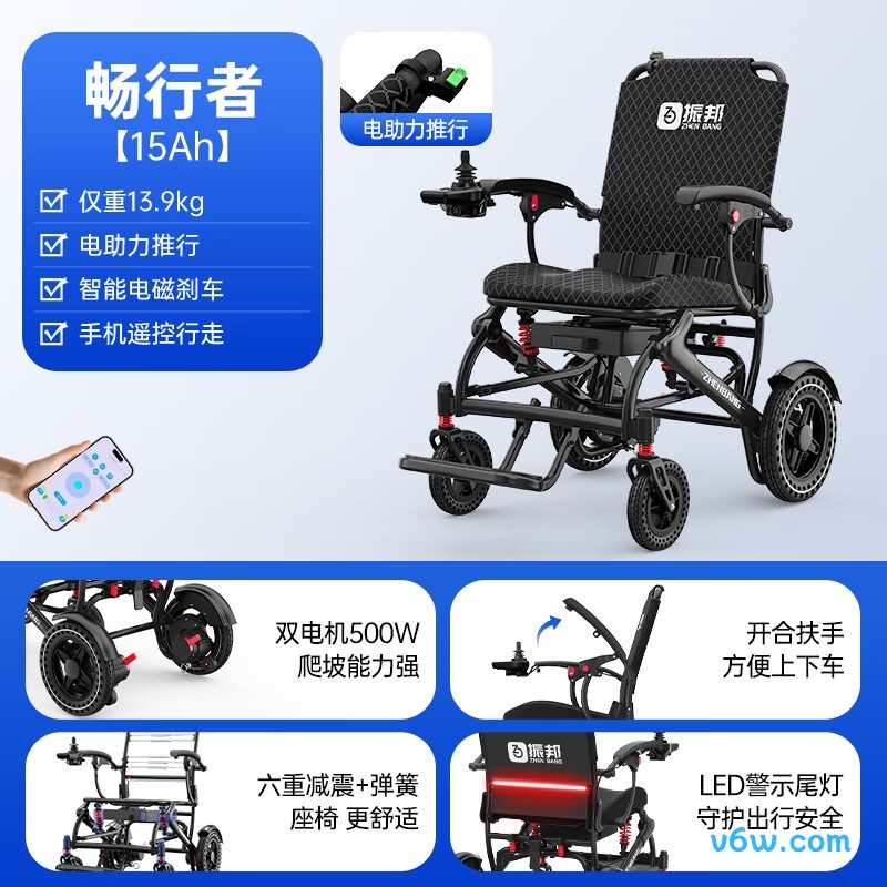 振邦NXN18-208电动轮椅图片