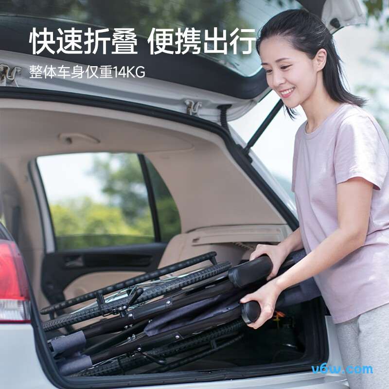 鱼跃H051手动轮椅图片