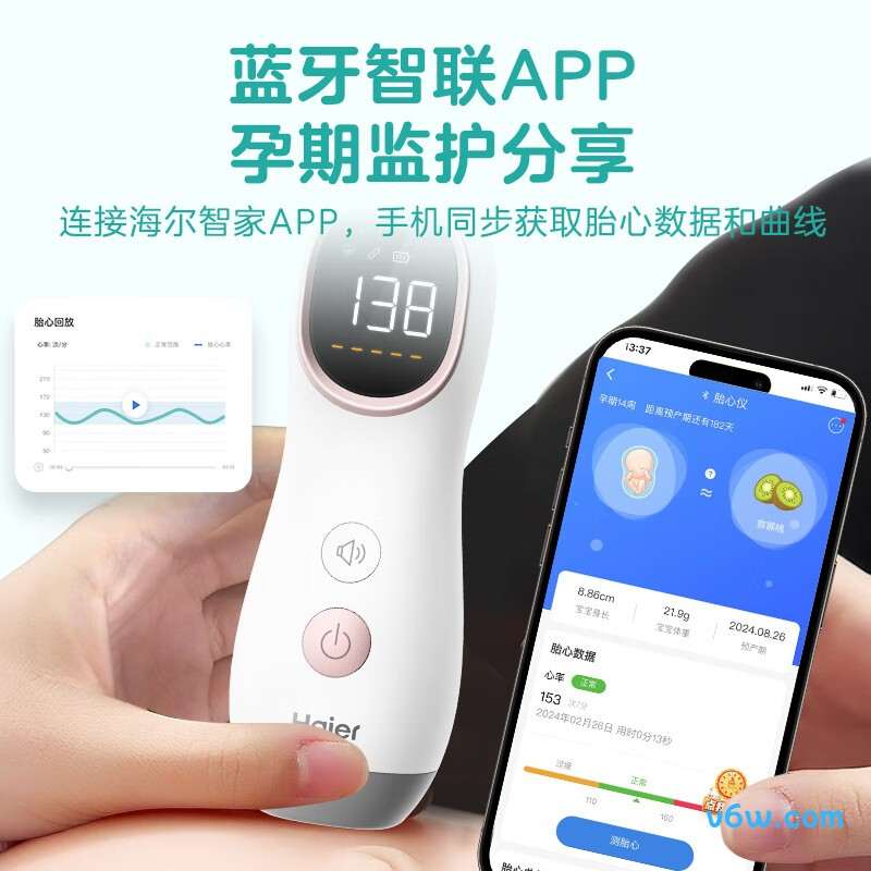 海尔HYY-T631YU9胎心仪图片