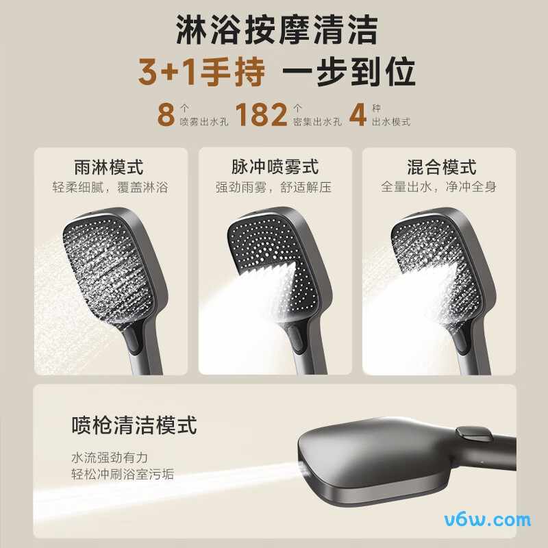 四季沐歌M-A655-4HXQ花洒智能花洒图片