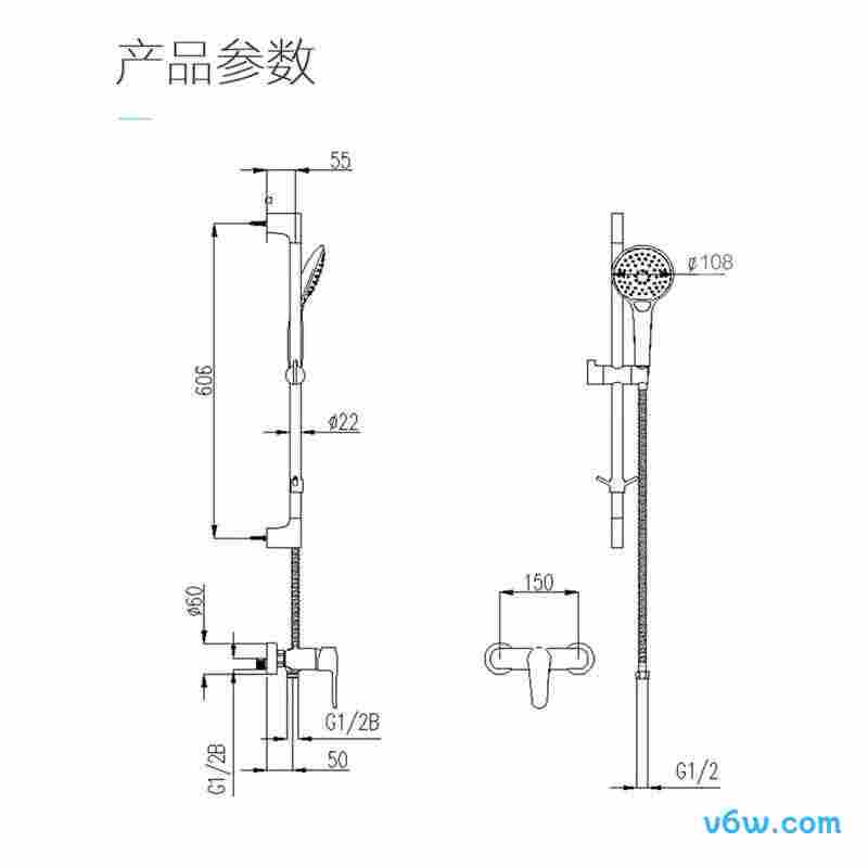 九牧35287-126/1B-1花洒普通花洒图片