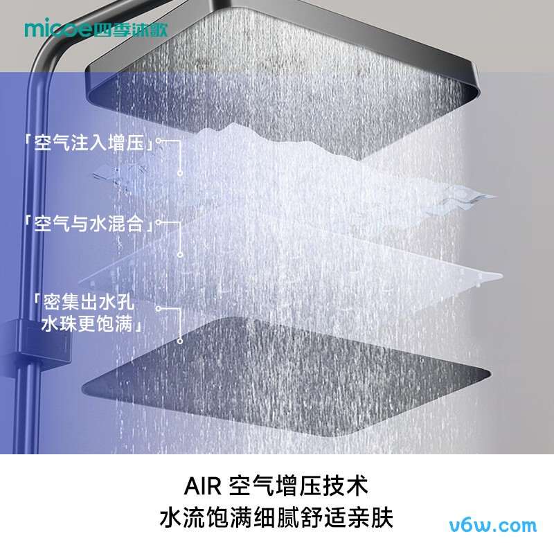 四季沐歌M-A105-4ZHXQ花洒普通花洒图片