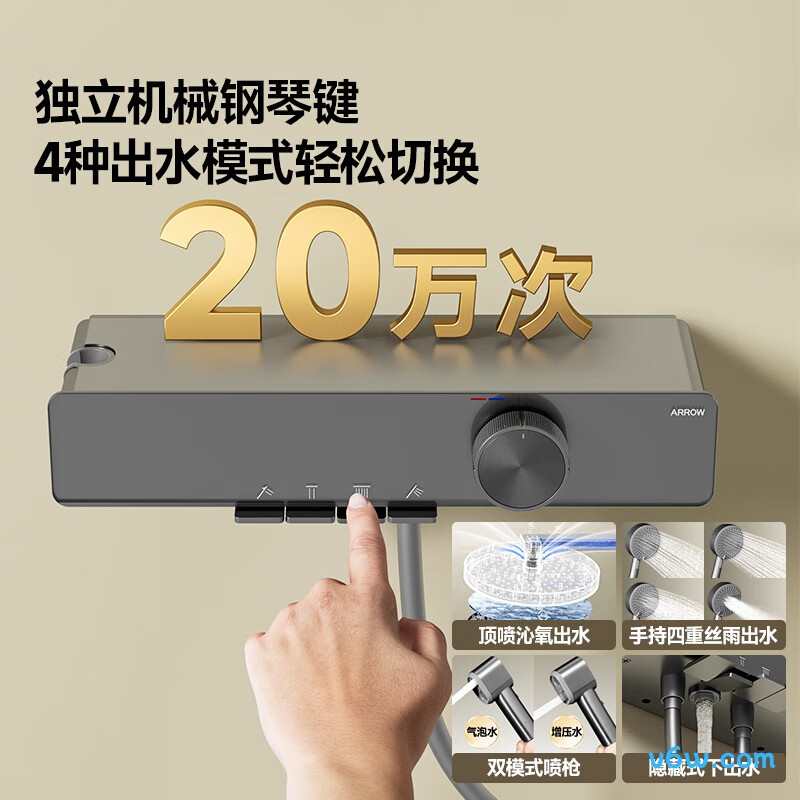 箭牌AE34216MZGGW花洒普通花洒图片