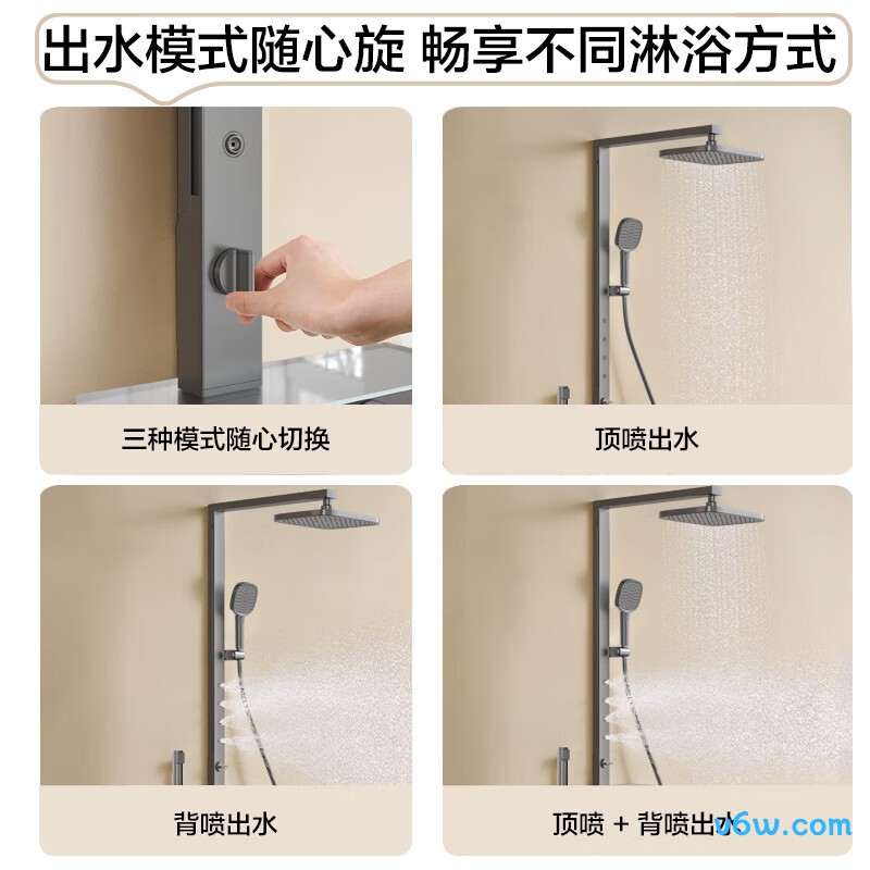 箭牌AE34186MZGGW-P4花洒普通花洒图片