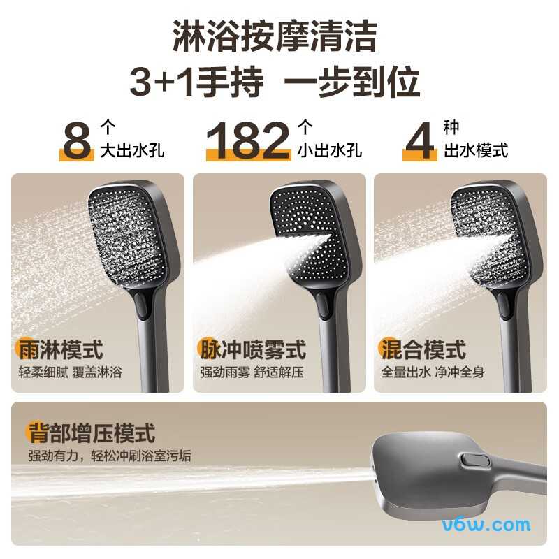 四季沐歌M-A665-4XQ花洒智能花洒图片