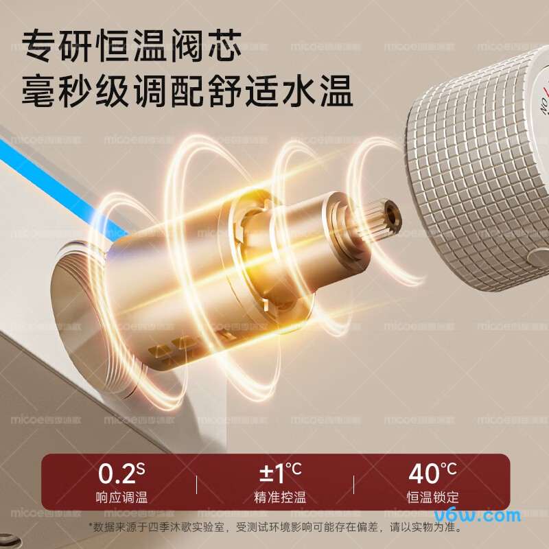 四季沐歌M-A83-5ZXHN花洒智能花洒图片