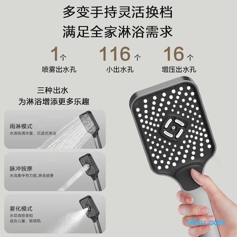 四季沐歌M-A02-4ZQ花洒普通花洒图片