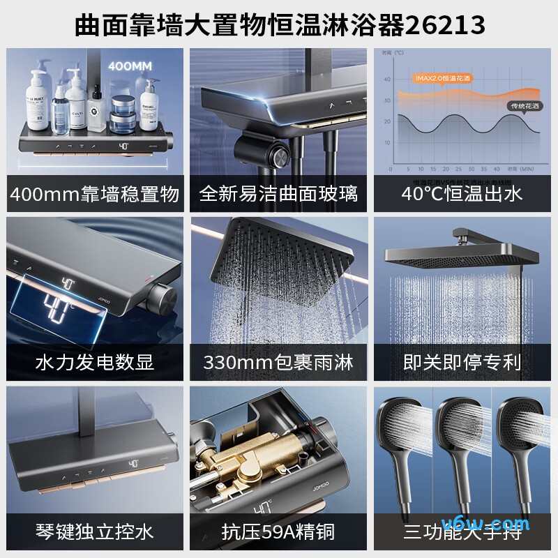 九牧26213-A08/HBS-1花洒智能花洒图片