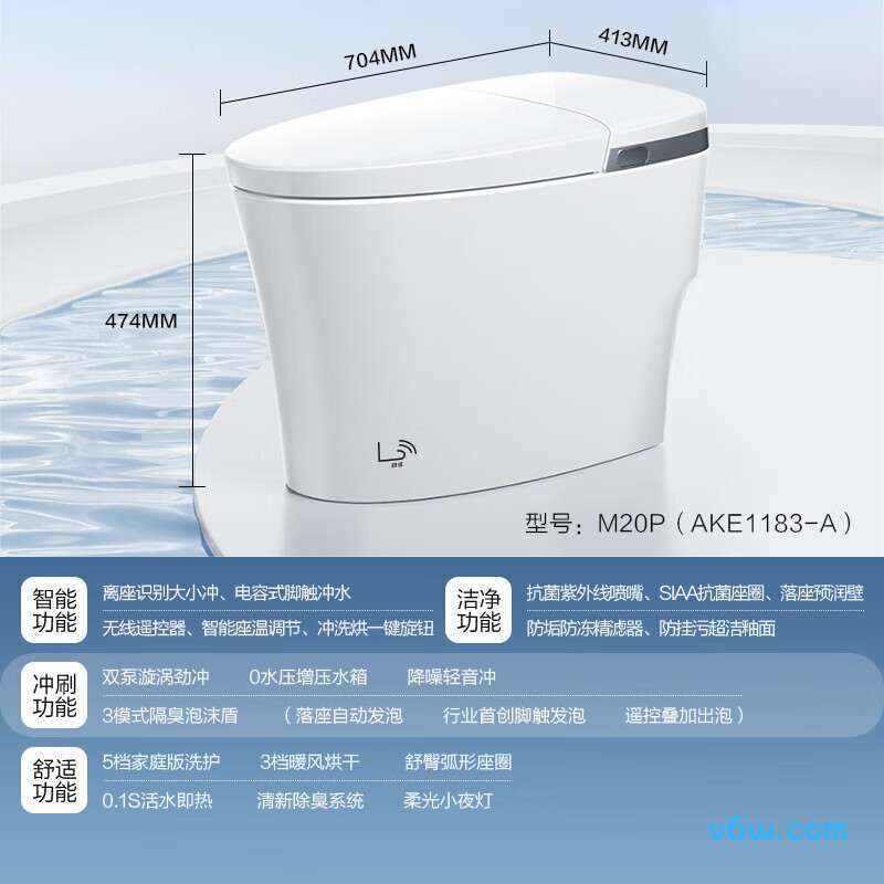 AKE1183-AM智能马桶图片