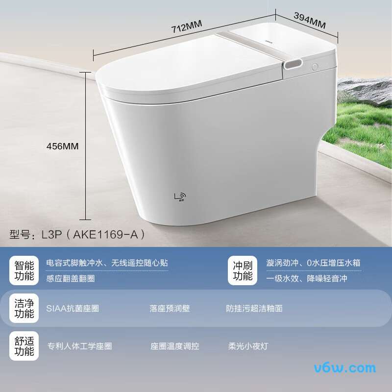 AKE1169-AL智能马桶图片